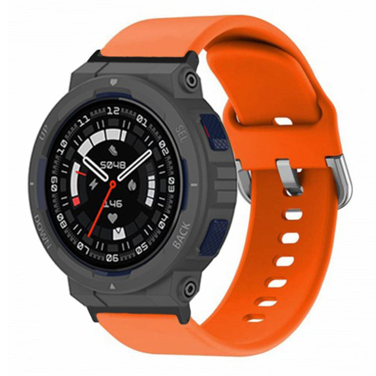 Vildt Rart Silikone Rem passer til Amazfit Active Edge - Orange#serie_3