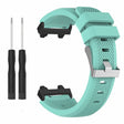 Huami Amazfit Active Edge A2212 Watch Band Twill Texture Silicone Strap Replacement - Mint Green