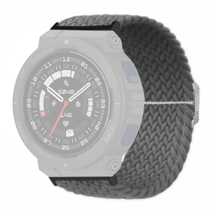 Rigtigt Godt Nylon Rem passer til Amazfit Active Edge - Sølv#serie_10