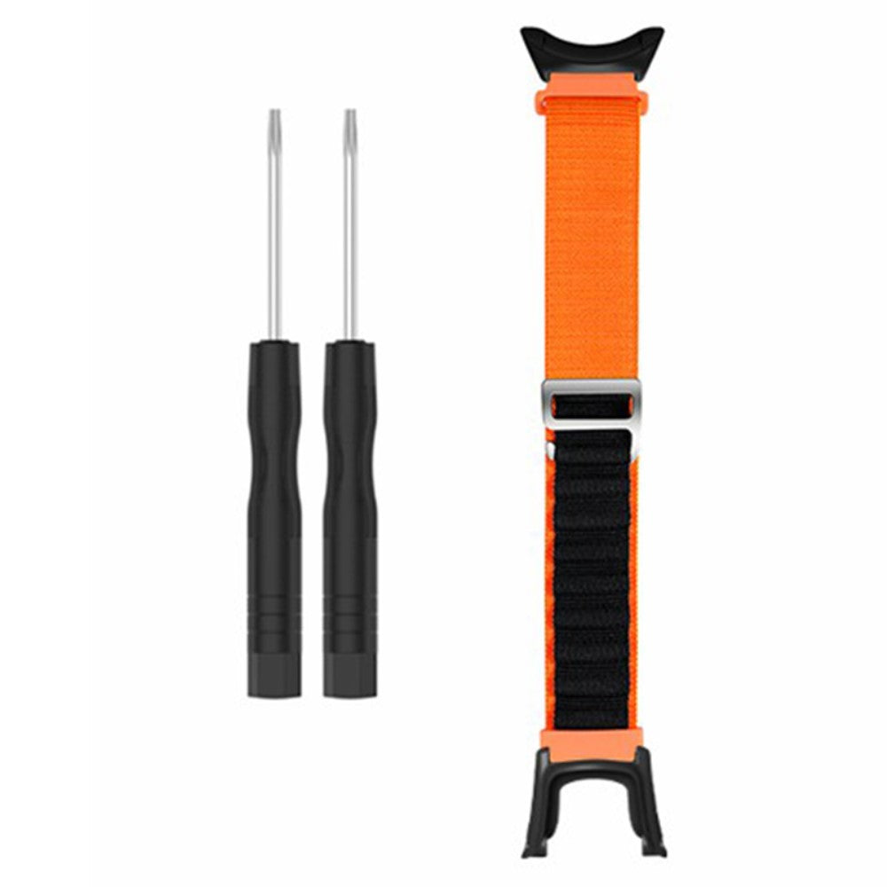 Suunto Ambit3 / Ambit3 Peak Loop Nylon Bands Sport Nylon Replacement Strap - Orange+Black#serie_4