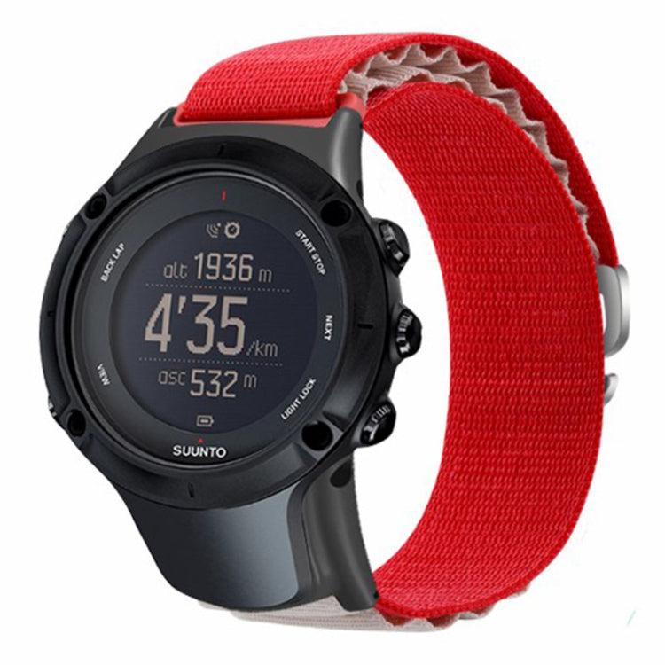 Eminent Nylon Universal Rem passer til Suunto Smartwatch - Rød#serie_9