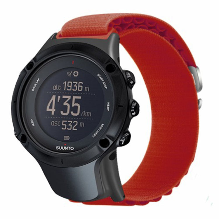 Eminent Nylon Universal Rem passer til Suunto Smartwatch - Rød#serie_10