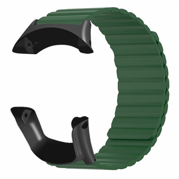 Suunto Ambit3 Peak / Ambit2 Silicone Sport Strap Magnetic Watch Band - Army Green#serie_7