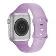 KALEBOL Apple Watch 49mm / 45mm / 44mm / 42mm Silicone Watch Strap, Size: S / M - Smoke Purple