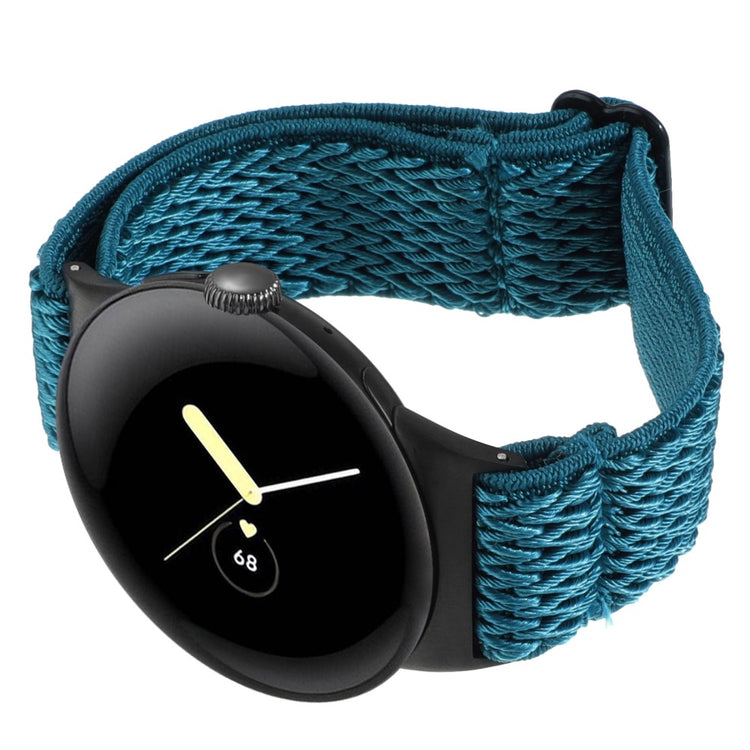 Nylon Universal Rem passer til Google Pixel Watch 2 / Google Pixel Watch - Grøn#serie_5