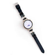 Coros Watch GT 4 41mm / Garmin Venu 3S 18mm Leather Watch Strap Volcanic Rock Beads Band