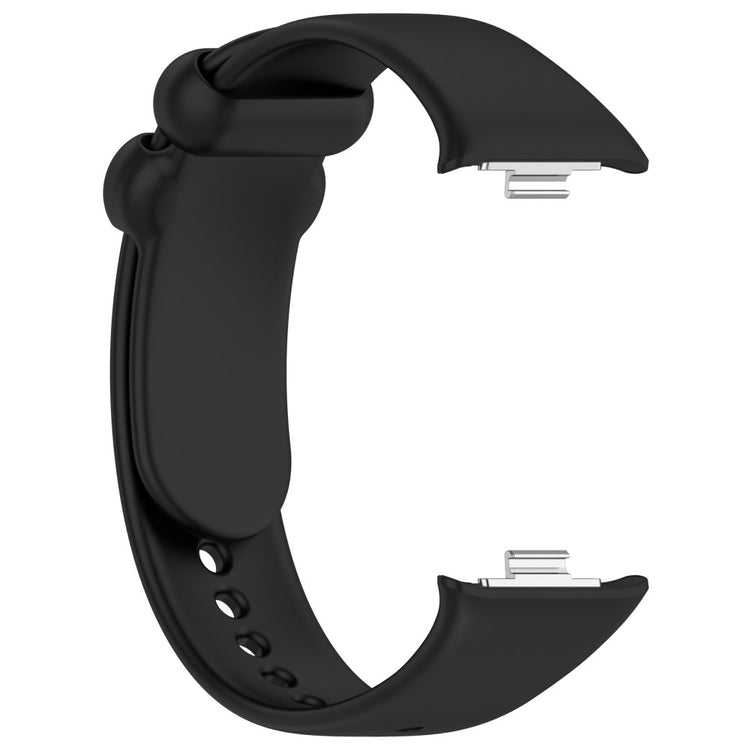 Silikone Universal Rem passer til Xiaomi Band 8 Pro / Xiaomi Redmi Watch 4 - Sort#serie_1