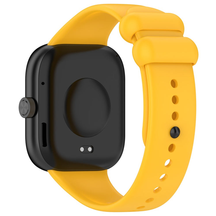 Silikone Universal Rem passer til Xiaomi Band 8 Pro / Xiaomi Redmi Watch 4 - Gul#serie_5