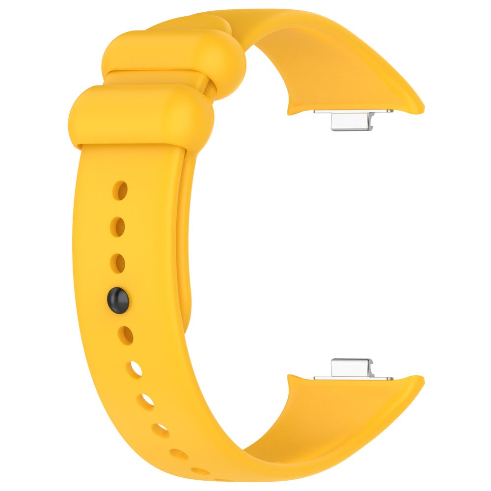 Silikone Universal Rem passer til Xiaomi Band 8 Pro / Xiaomi Redmi Watch 4 - Gul#serie_5