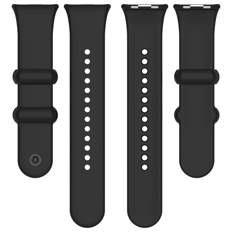 Silikone Universal Rem passer til Xiaomi Band 8 Pro / Xiaomi Redmi Watch 4 - Sølv#serie_11