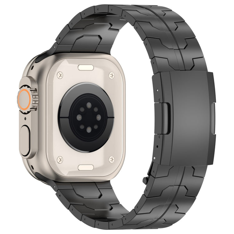 Super Fantastisk Metal Universal Rem passer til Apple Smartwatch - Sort#serie_2