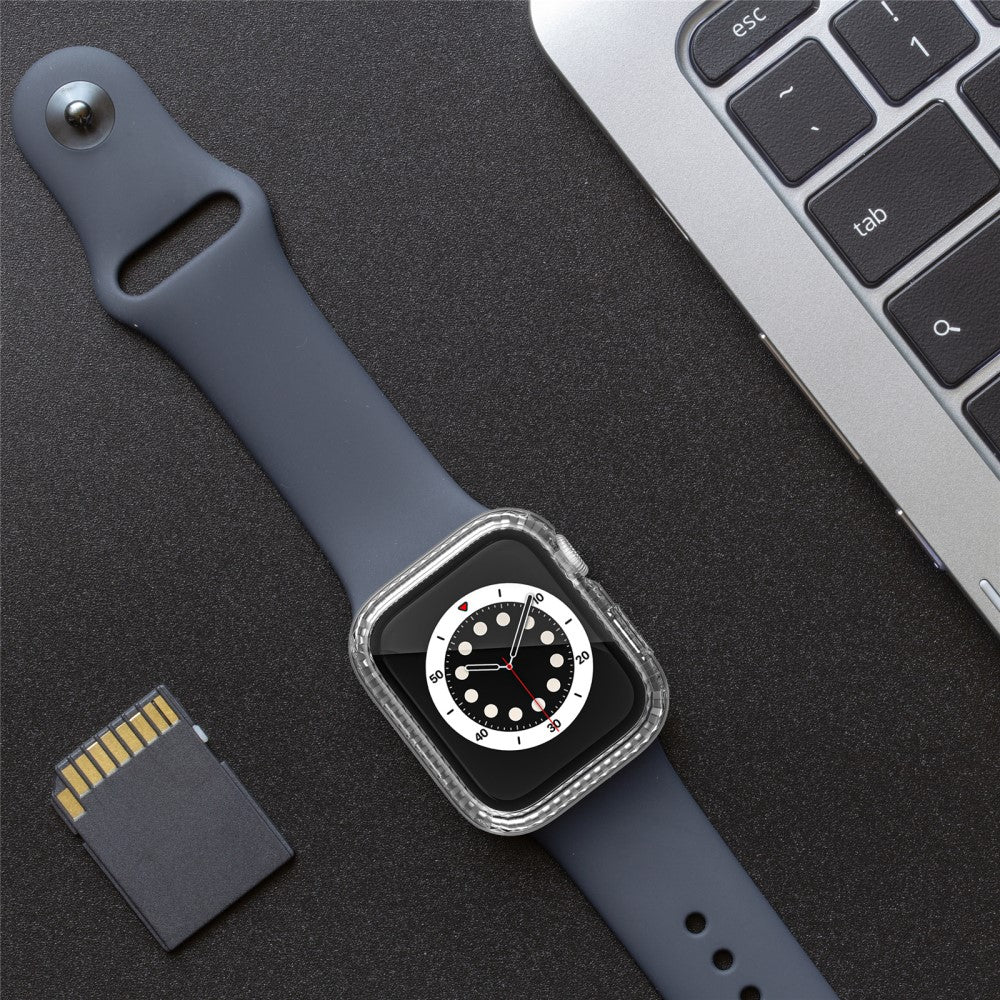 Skøn Glas Rem passer til Apple Watch Series 1-3 38mm - Gennemsigtig#serie_5