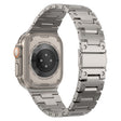 Apple Watch Series 49mm - 45mm - 44mm - 42mm Universal Stainless Steel Watch Strap - Titanium