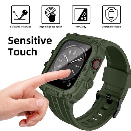 Mega Cool Silikone Universal Rem passer til Apple Smartwatch - Grøn#serie_3