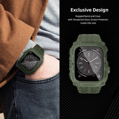Mega Cool Silikone Universal Rem passer til Apple Smartwatch - Grøn#serie_3