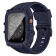 Apple Watch Series 49mm - 45mm - 44mm - 42mm Universal Integrated Watch Band with Flexible Watch Case and Screen Protector