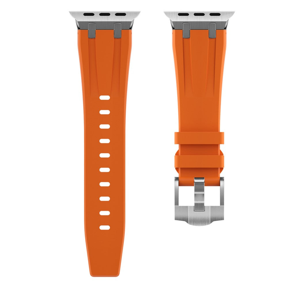 Mega Sejt Silikone Universal Rem passer til Apple Smartwatch - Orange#serie_17