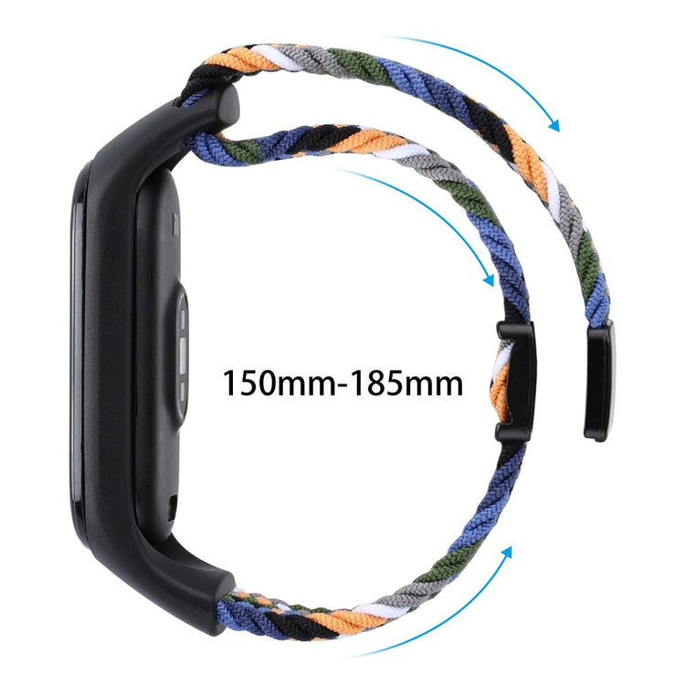 Magnetic Braided Nylon Strap Xiaomi Smart Band 8 Replacement Watch Band - Denim Color#serie_1