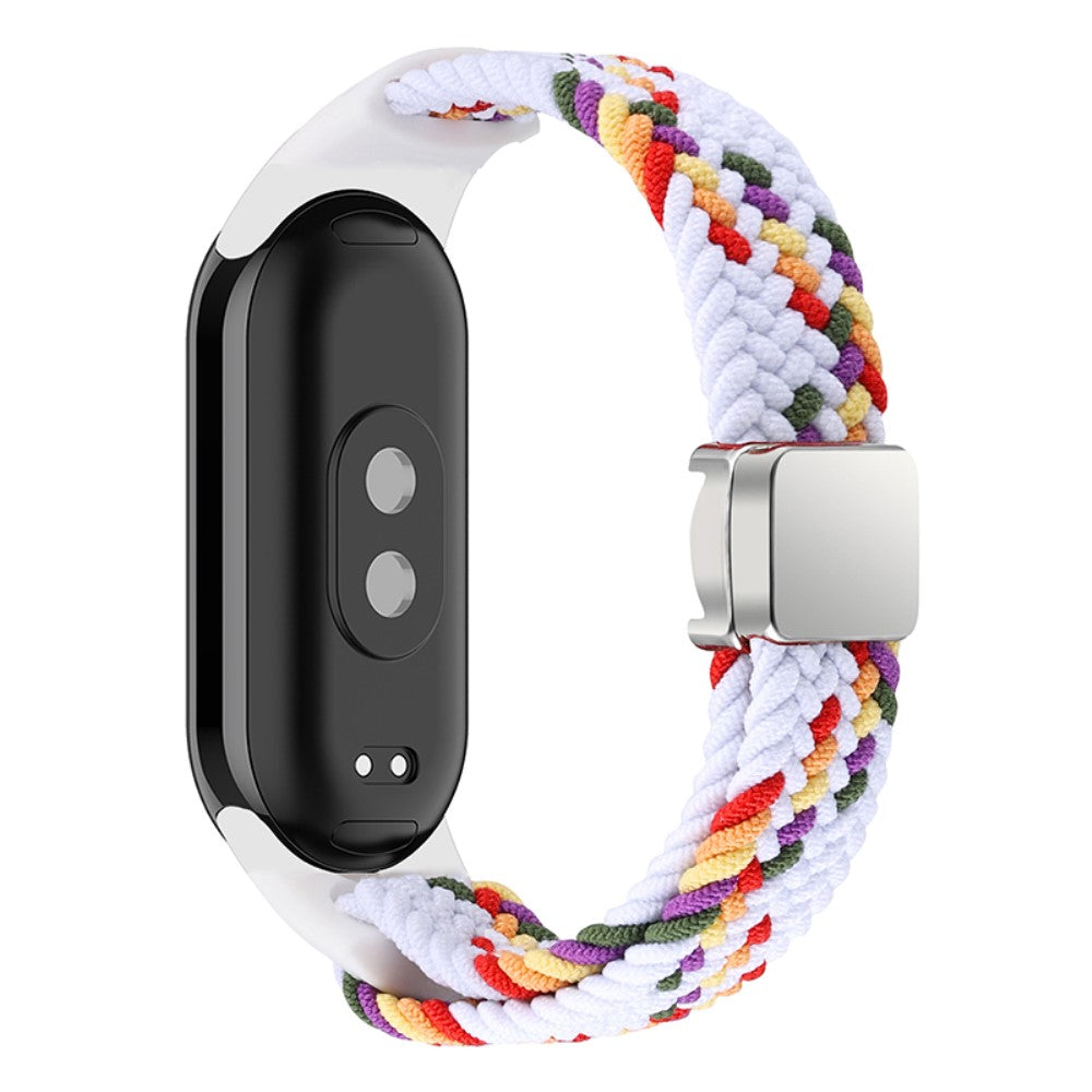 Vildt Godt Nylon Rem passer til Xiaomi Smart Band 8 - Flerfarvet#serie_2