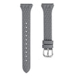 Misfit Vapor Genuine Cow Leather Wrist Strap Rhombus Imprinted Watchband