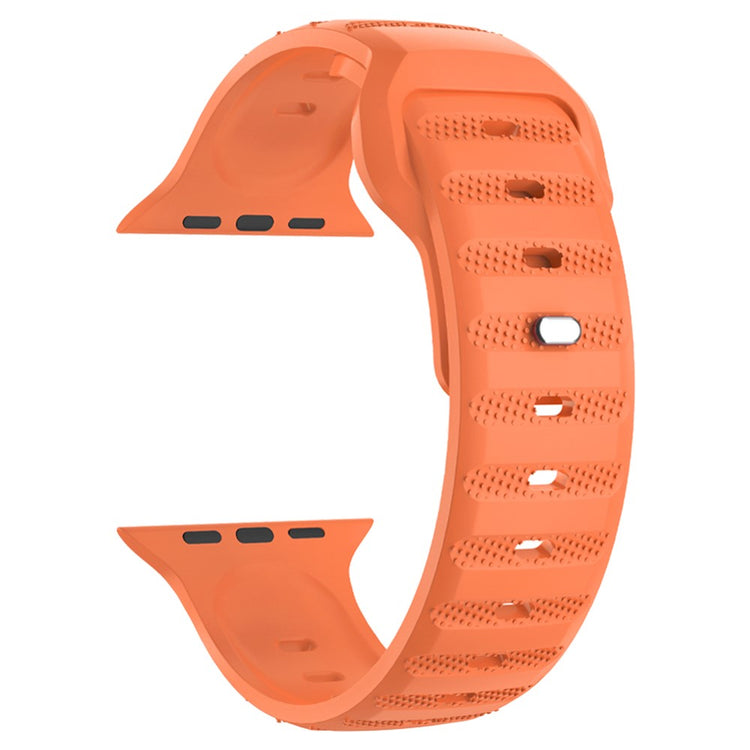 Superflot Silikone Universal Rem passer til Apple Smartwatch - Orange#serie_3