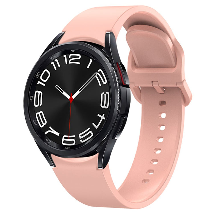 Super Holdbart Silikone Universal Rem passer til Samsung Smartwatch - Pink#serie_3