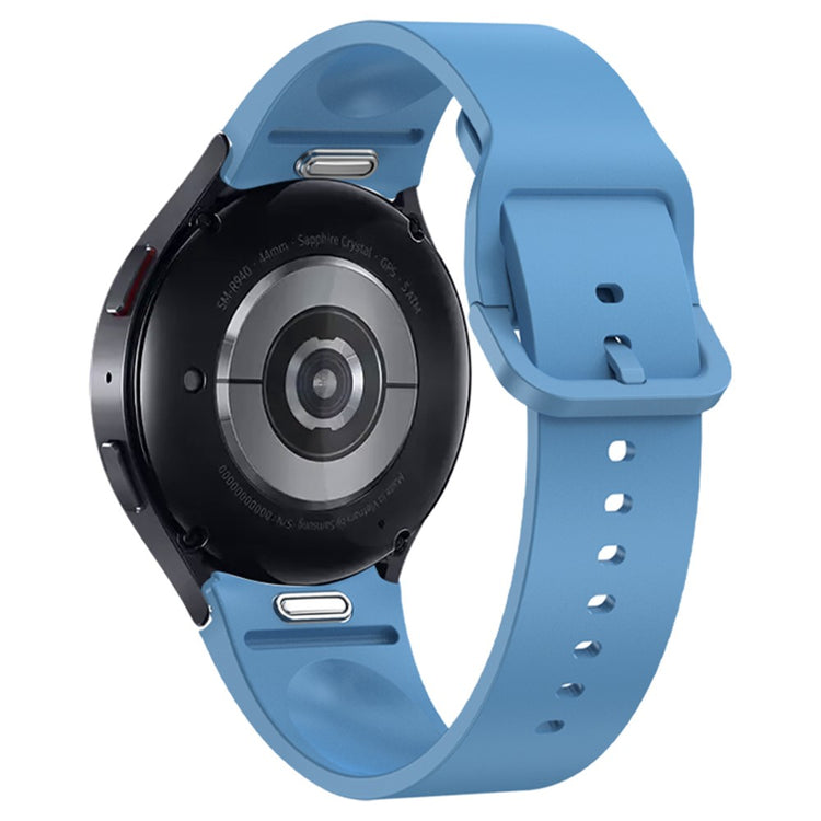 Super Holdbart Silikone Universal Rem passer til Samsung Smartwatch - Blå#serie_4