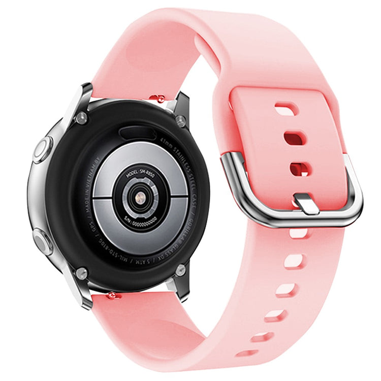 Pænt Silikone Rem passer til 20mm - Pink#serie_10