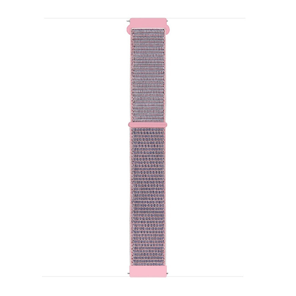 Mega Slidstærk Nylon Universal Rem passer til Fitbit Smartwatch - Pink#serie_11