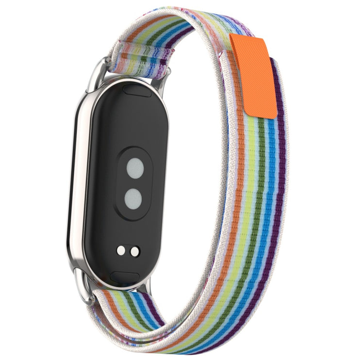 Helt Vildt Flot Nylon Rem passer til Xiaomi Smart Band 8 - Flerfarvet#serie_3