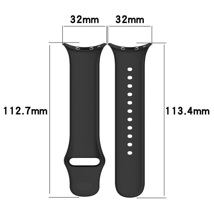 Super Stylish Vivo Watch 3 Silicone Strap - Black#serie_1