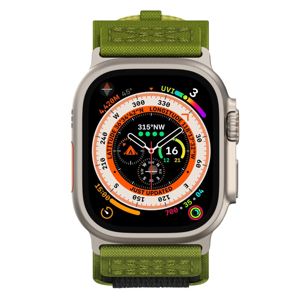 Remarkably Durable Apple Smartwatch Nylon Universel Strap - Green#serie_3