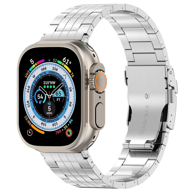 Mega Chill Apple Smartwatch Metal Universel Strap - Silver#serie_3