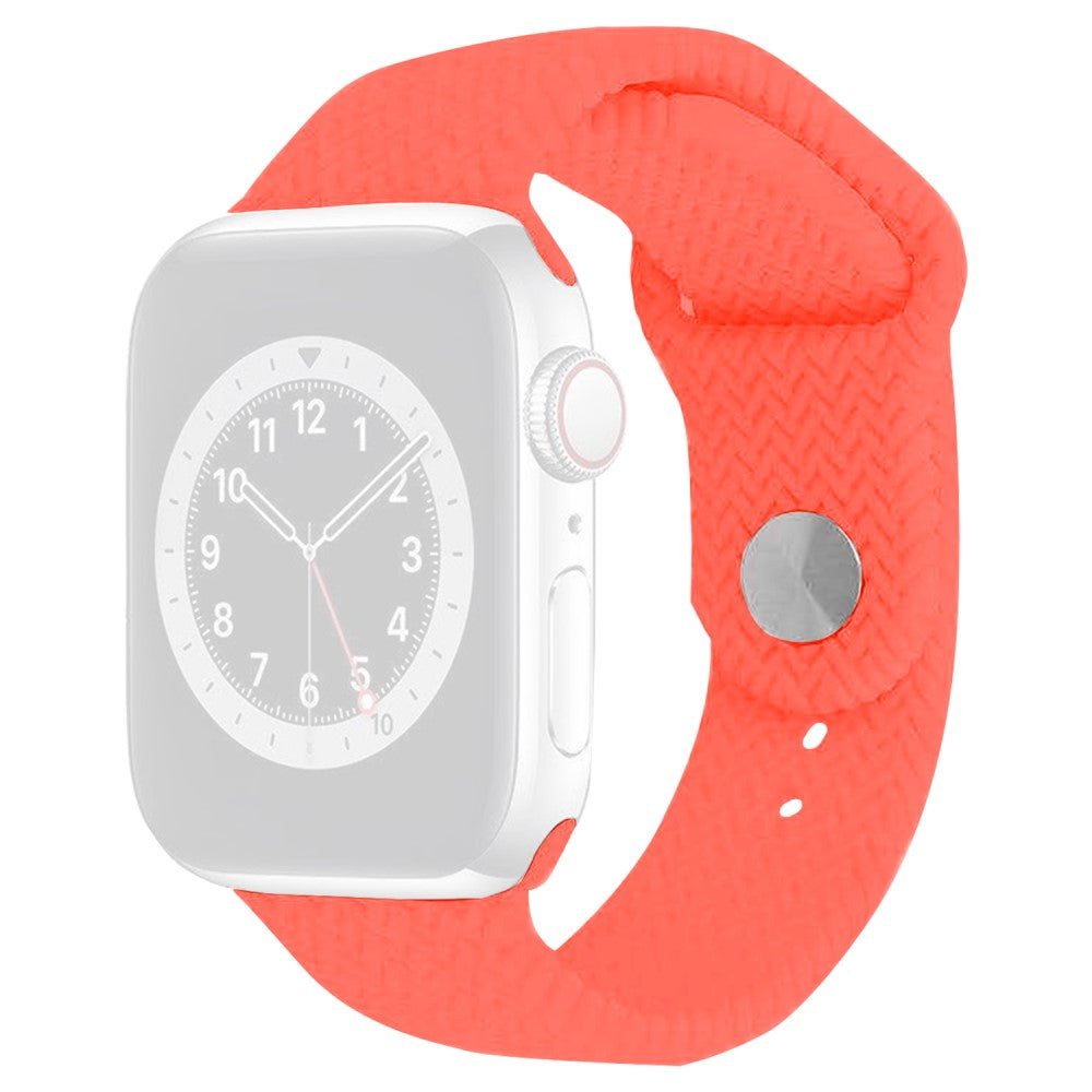 Super Stylish Apple Smartwatch Silicone Universel Strap - Orange#serie_2