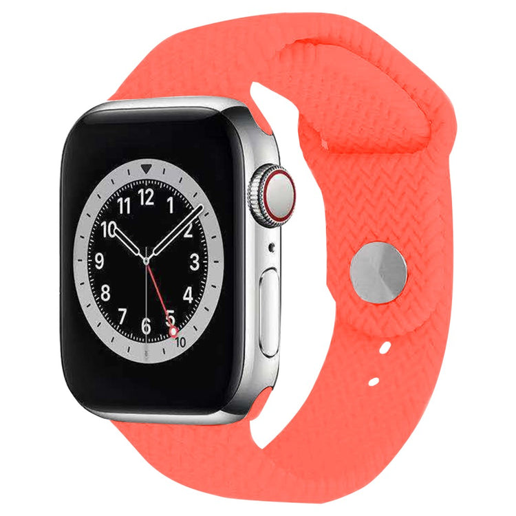 Super Stylish Apple Smartwatch Silicone Universel Strap - Orange#serie_2