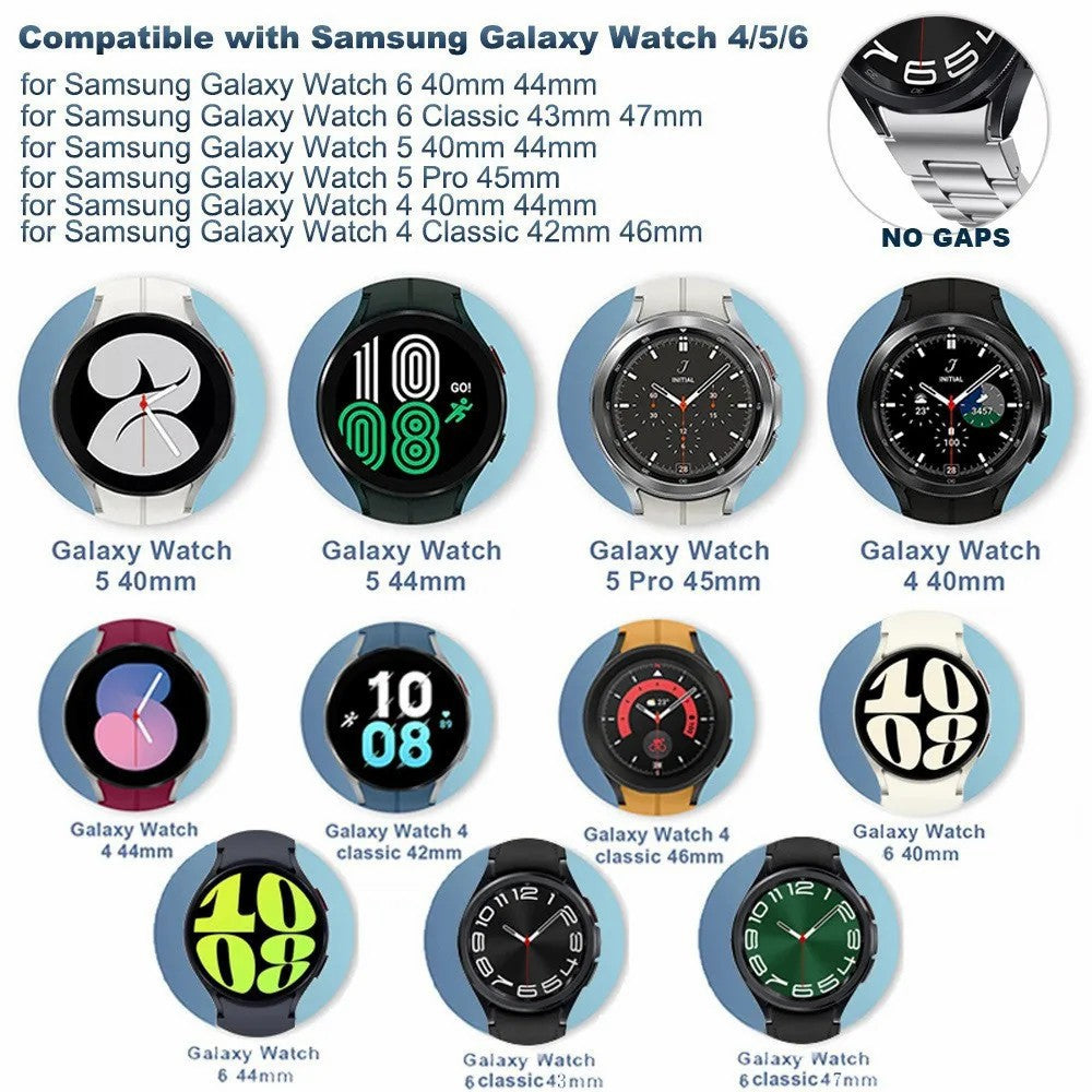Mega Sweet Samsung Smartwatch Silicone Universel Strap - Silver#serie_12