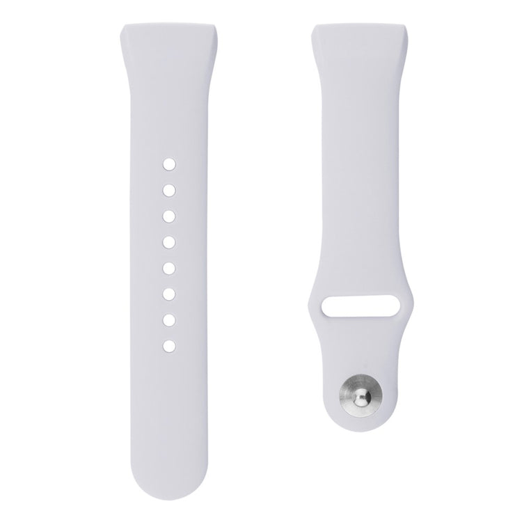 Fitbit Charge 3 / Fitbit Charge 4 Silicone Universel Strap - Silver#serie_8