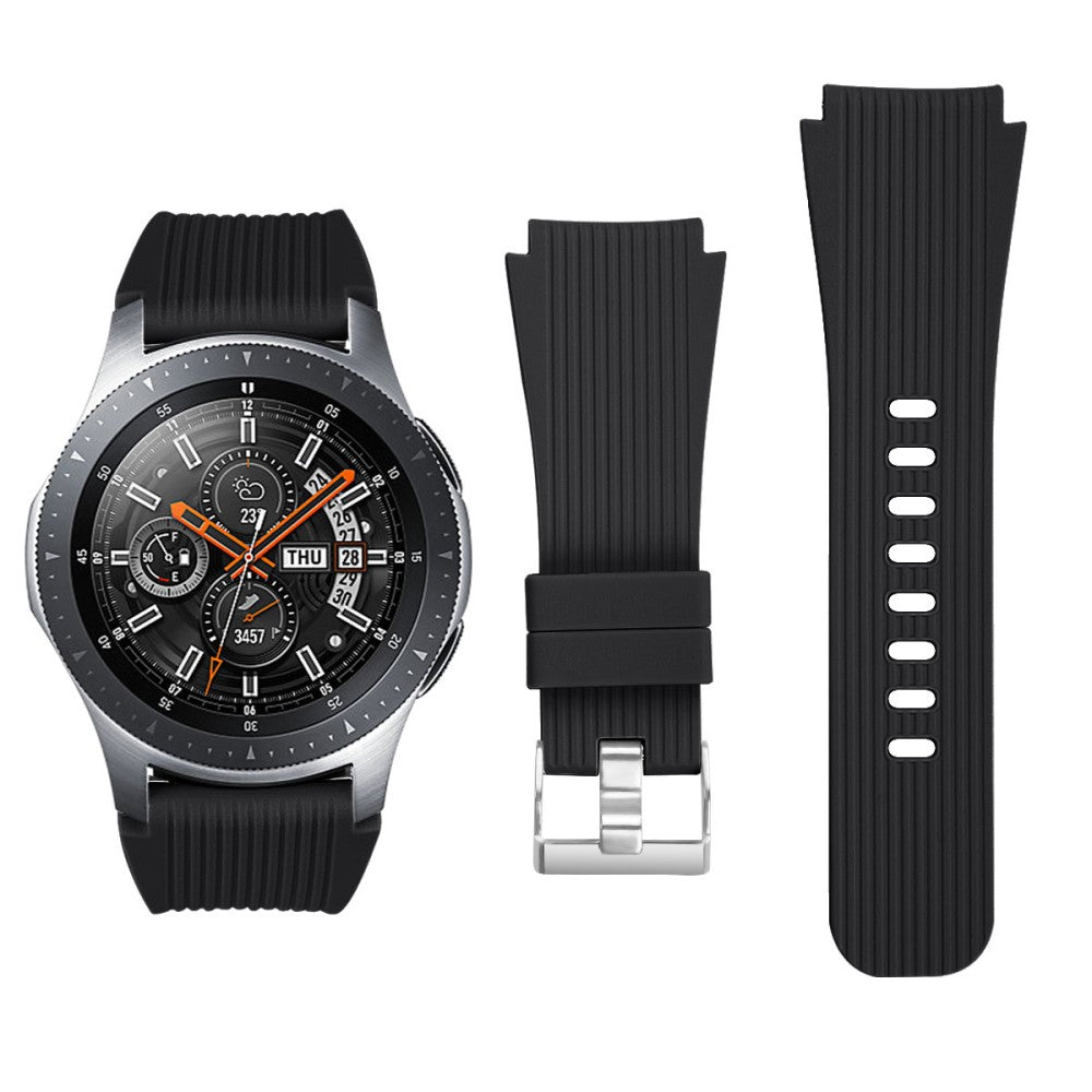 Mega Pleasant Smartwatch Silicone Universel Strap - Black#serie_1