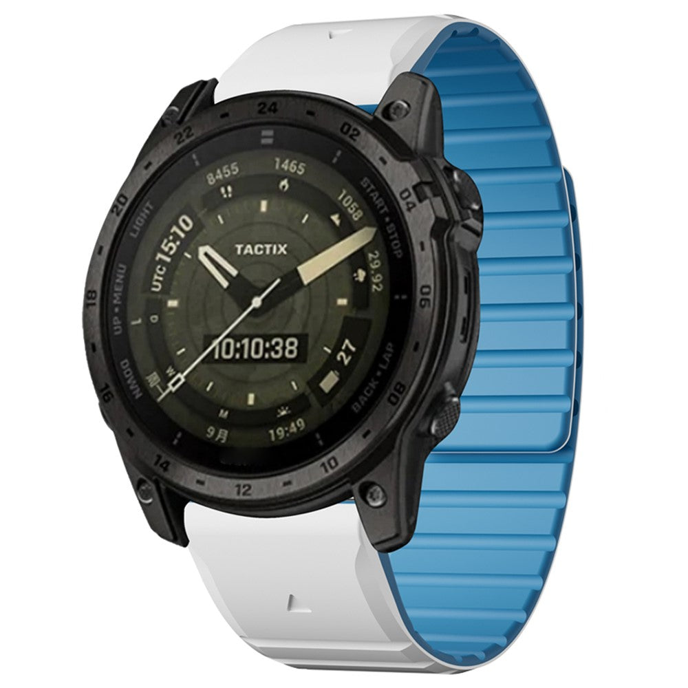 Absolutely Nice Garmin Smartwatch Silicone Universel Strap - Blue#serie_1