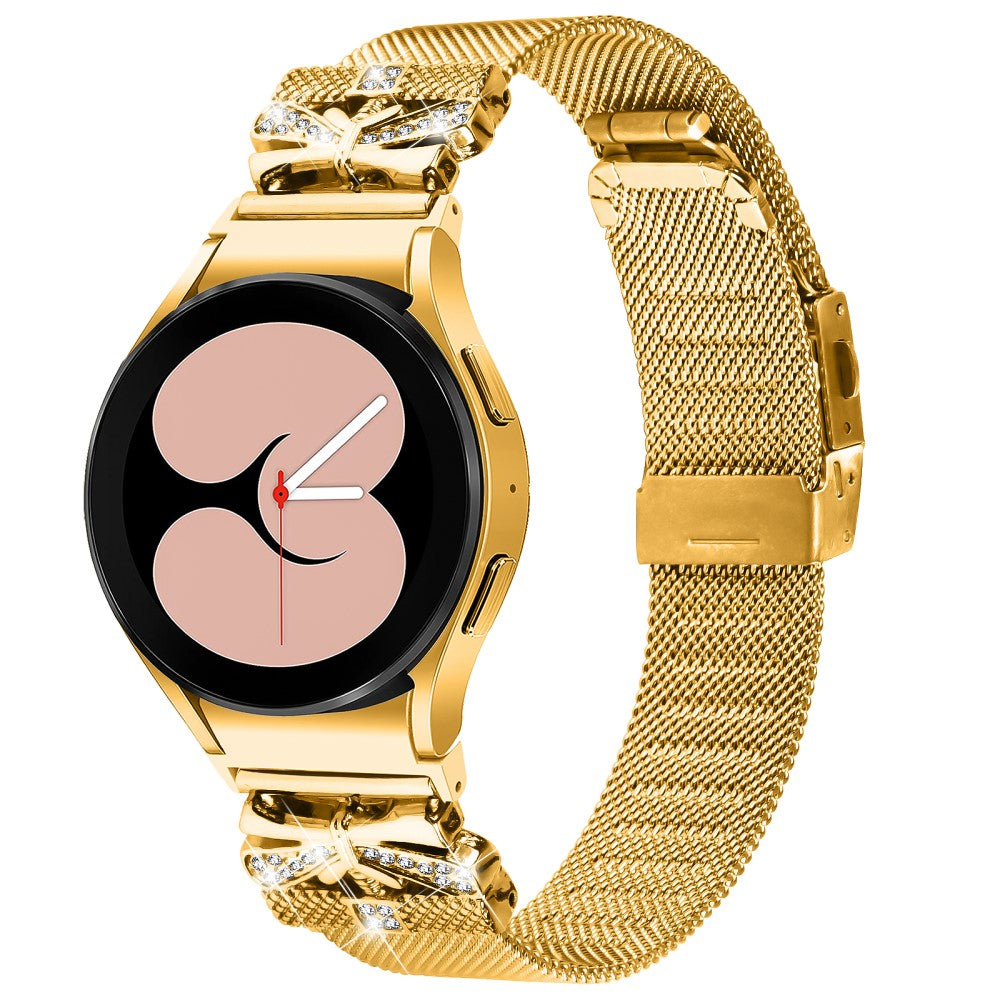 Super Stylish Samsung Smartwatch Metal Universel Strap - Gold#serie_1