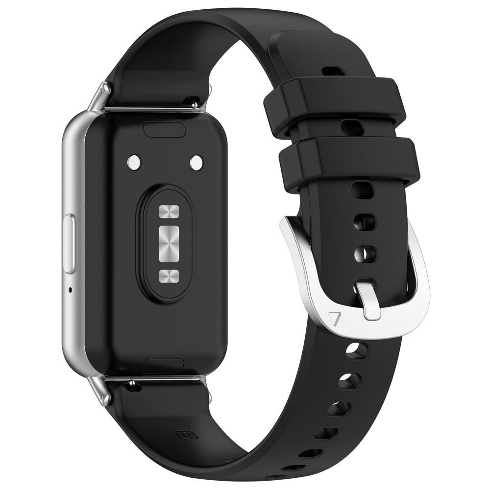 Very Comfortable Samsung Galaxy Fit 3 Silicone Strap - Black#serie_3