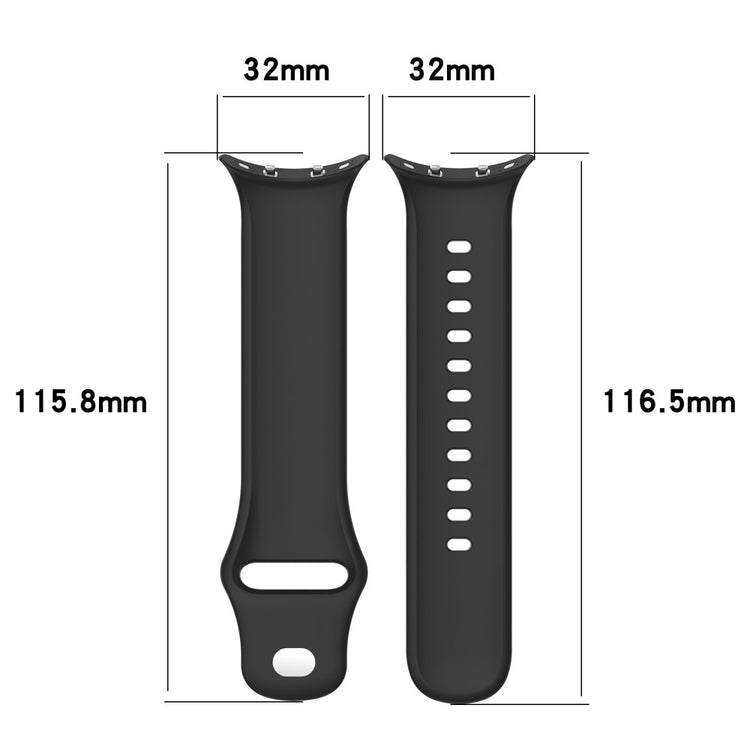 Vivo Watch 3 Silicone Watch Band Adjustable Wrist Strap Replacement - Official White#serie_2