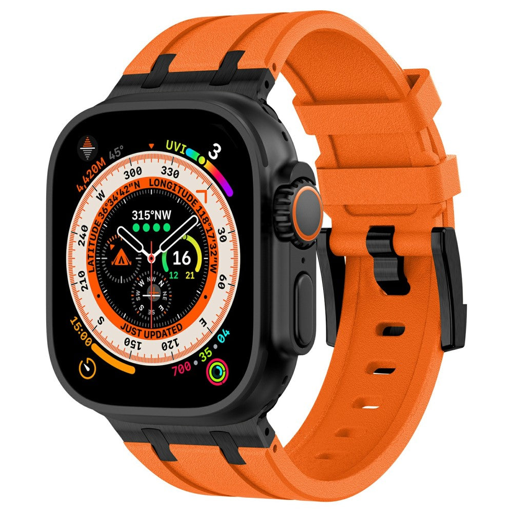 Absolutely Neat Apple Smartwatch Silicone Universel Strap - Orange#serie_1