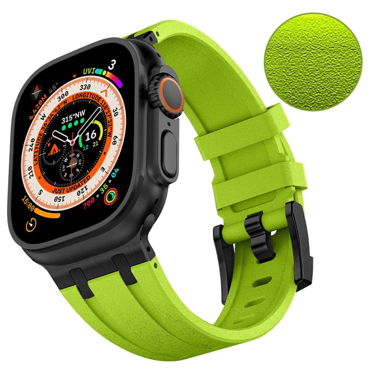 Absolutely Neat Apple Smartwatch Silicone Universel Strap - Green#serie_3