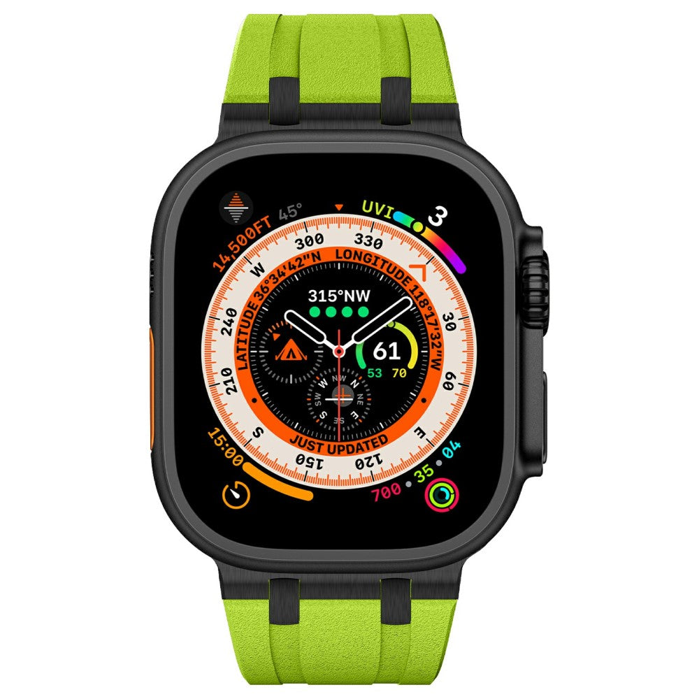 Absolutely Neat Apple Smartwatch Silicone Universel Strap - Green#serie_3