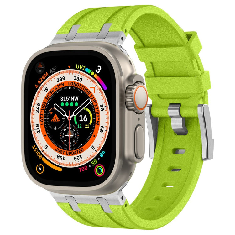 Absolutely Neat Apple Smartwatch Silicone Universel Strap - Green#serie_11