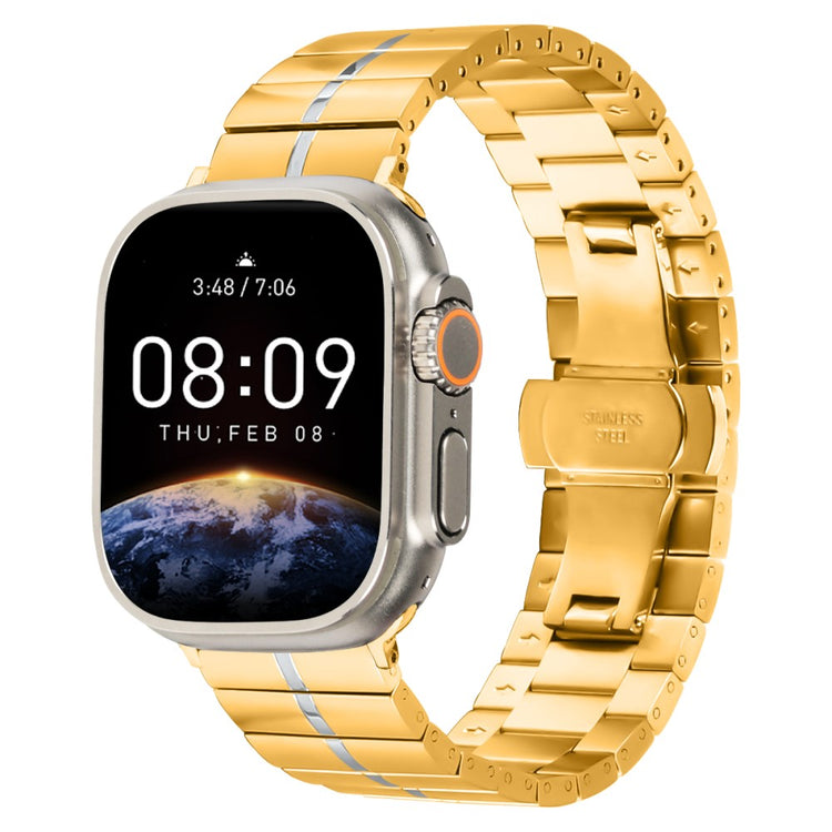 Remarkably Beautiful Apple Smartwatch Metal Universel Strap - Gold#serie_3