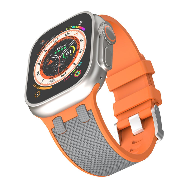 Super Neat Apple Smartwatch Silicone Universel Strap - Orange#serie_1