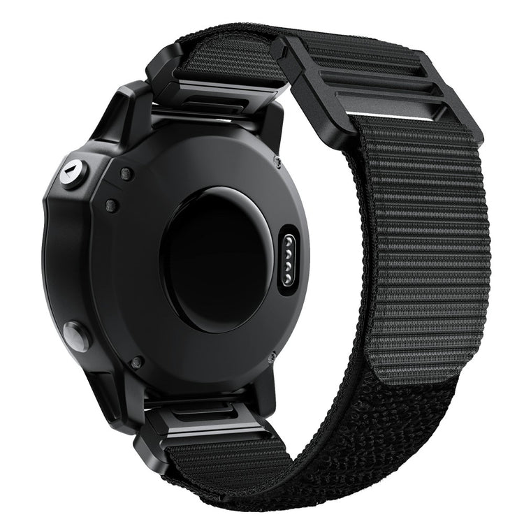 Comfortable Garmin Smartwatch Nylon Universel Strap - Black#serie_1