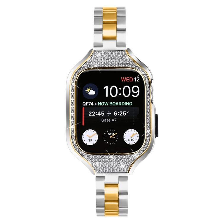 Lovely Apple Smartwatch Rhinestone Universel Strap - Silver#serie_2